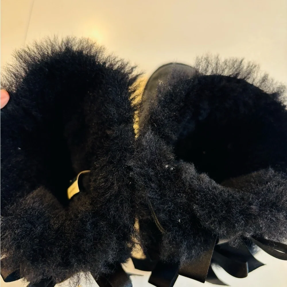 UGG Kids Boots with Black Bows size 2
